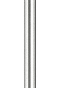 Tall white and silver industrial vertical oil pump with a cylindrical shaft and vented intake at the bottom; branded label and controls are visible on the upper section.